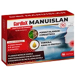 Gardlox Manuislan pastylki do ssania na gardło bez cukru, 16 szt.