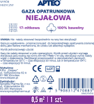 Gaza opatrunkowa APTEO CARE niejałowa, 0,5 m2, 1 szt.