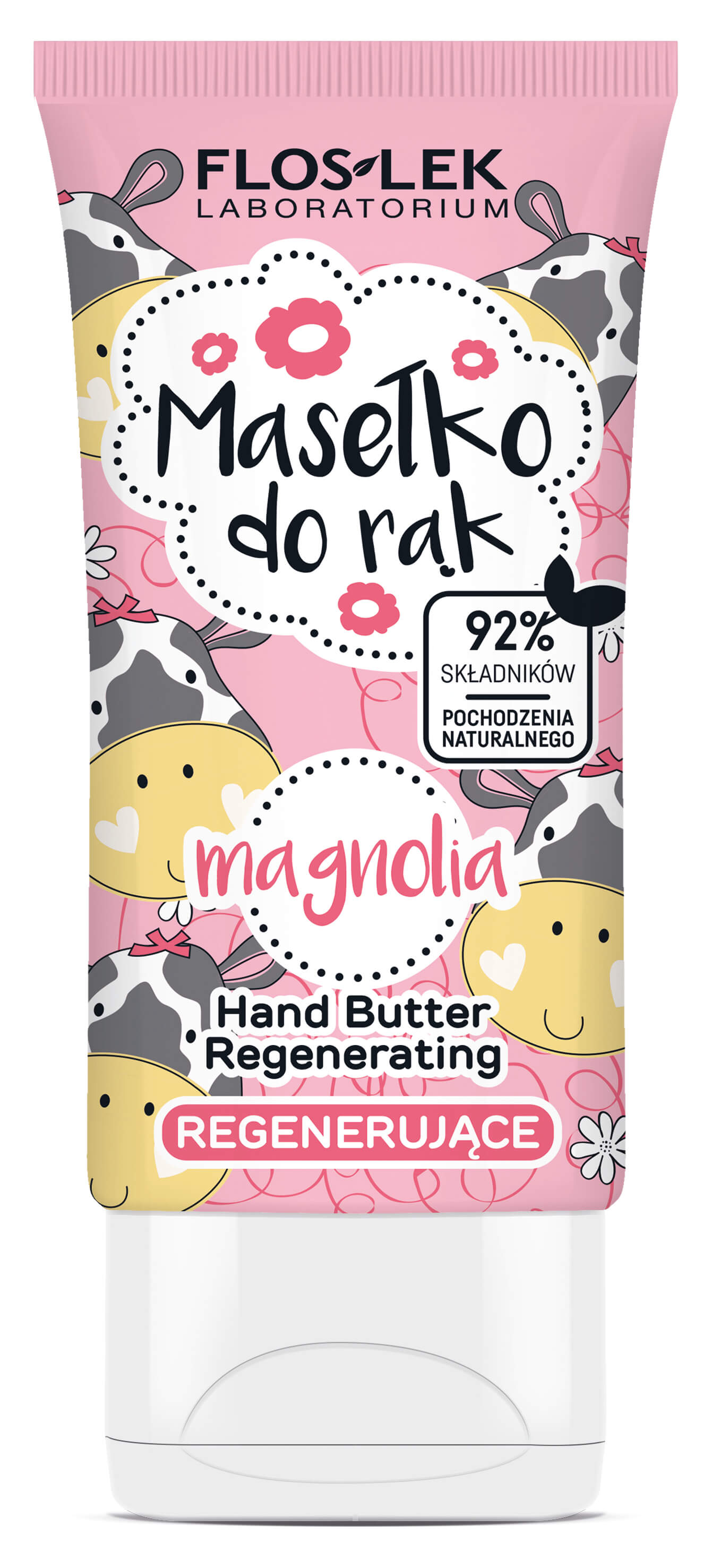 Flos-Lek Hand Care,  masełko regenerujące do rąk z magnolią, 50 ml