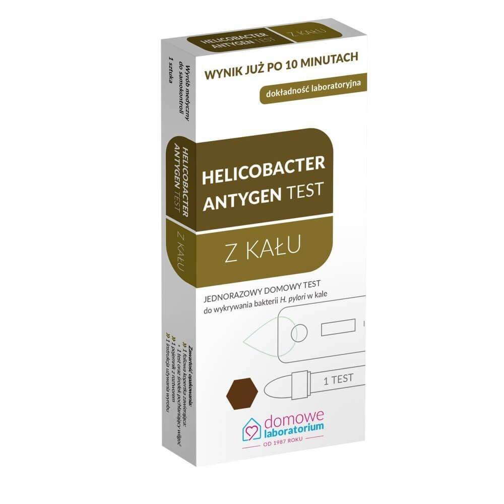 Test Helicobacter Antygen, z kału do wykrywania bakterii, 1 szt.