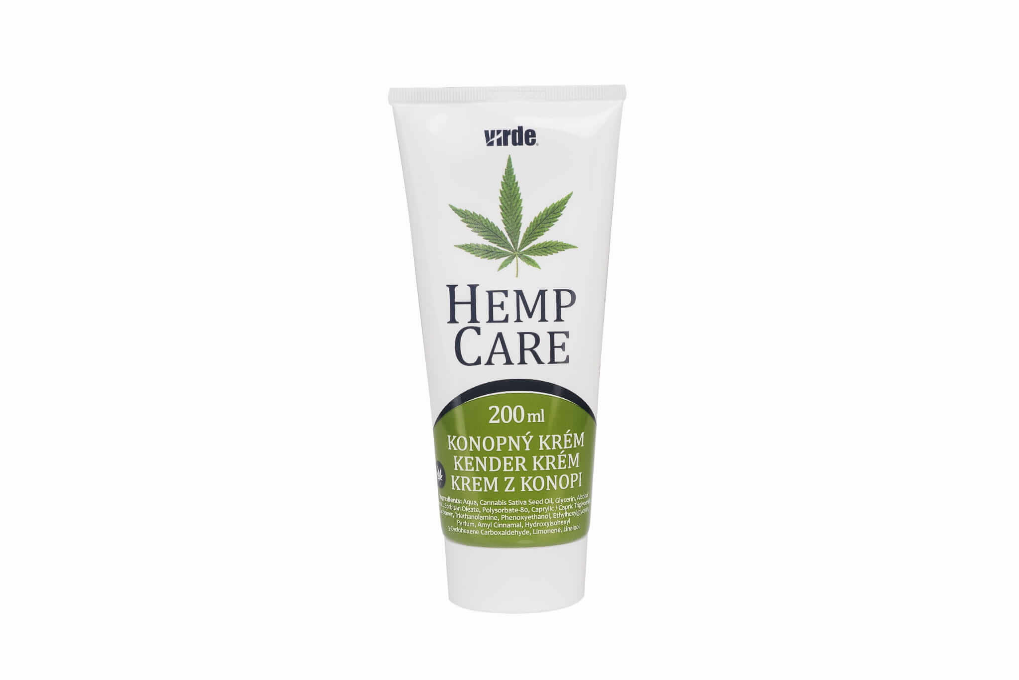 Virde Hemp Care, pielęgnacyjny krem z konopii do skóry suchej, 200 ml