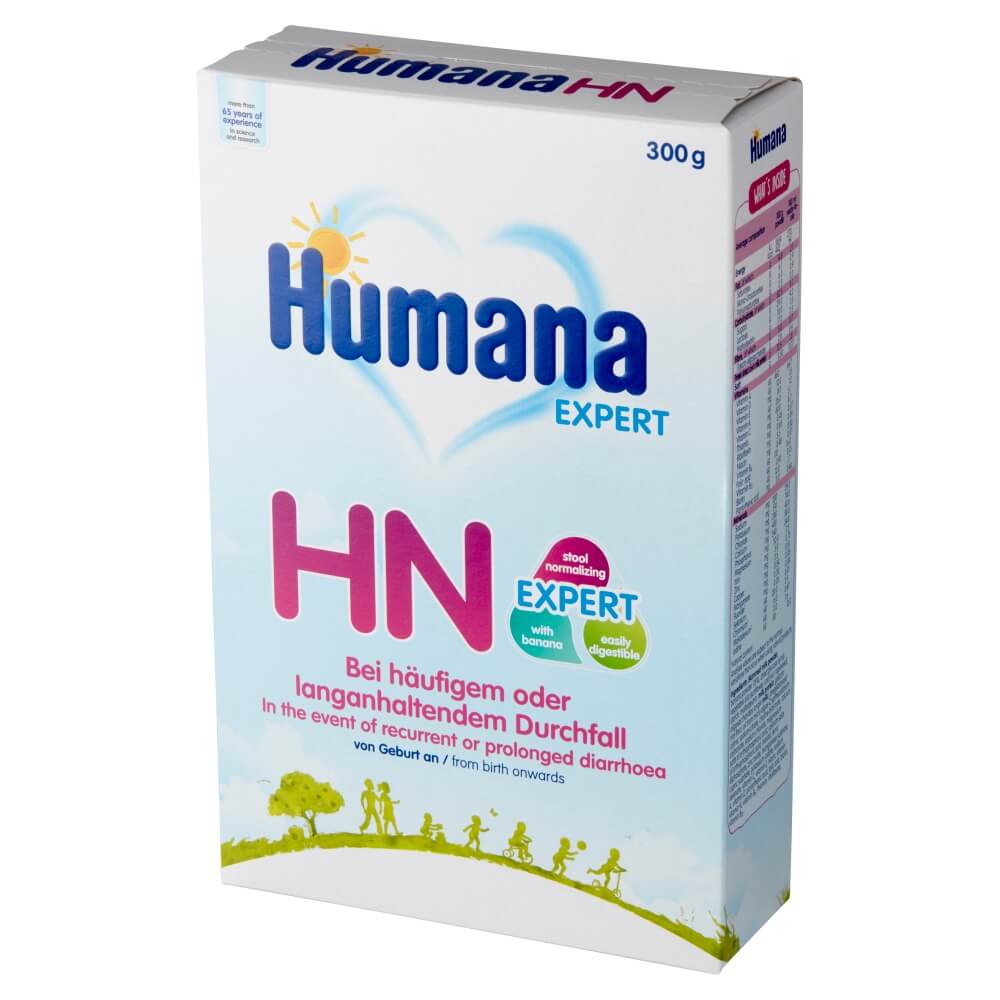Humana HN , proszek w przebiegu biegunki u niemowląt i małych dzieci, 300 g