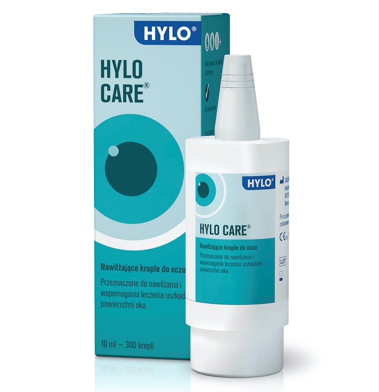 Hylo Care, krople nawilżające na podrażnienia oczu, butelka 10 ml