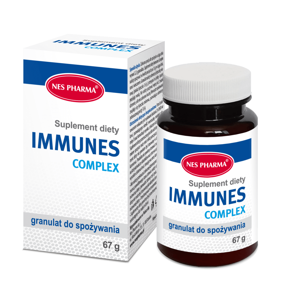 Immunes Complex, granulat ze składnikami wspierającymi odporność, 67 g