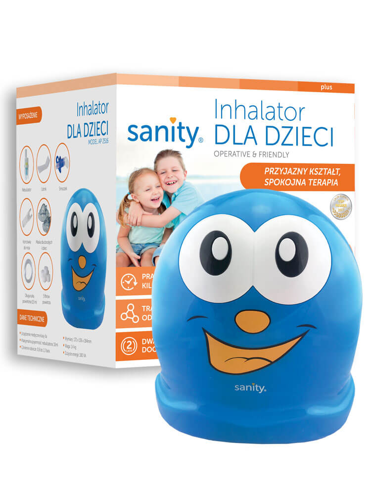 Inhalator Sanity dla dzieci, kompresorowy, 1 szt.