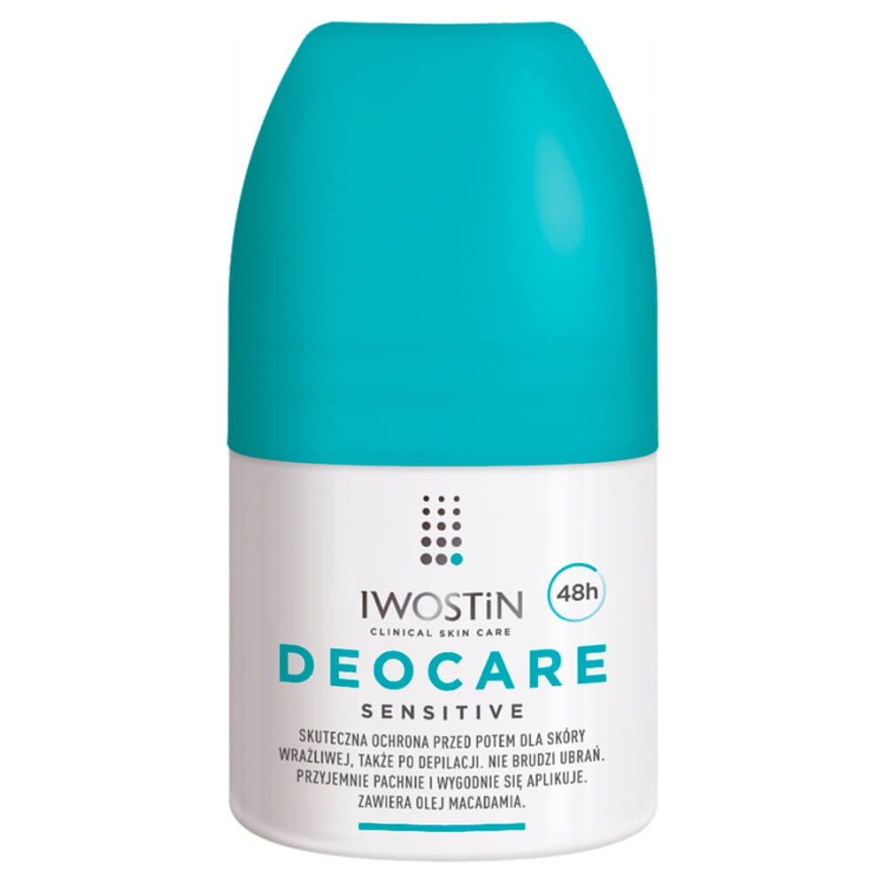 Iwostin Deocare Sensitive , emulsja antyperspirant dla osób z wrażliwą skórą, 50 ml