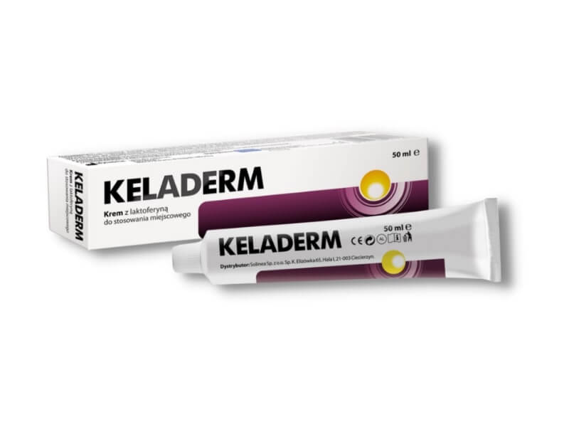 Keladerm , krem na przebarwienia skórne, 50 ml