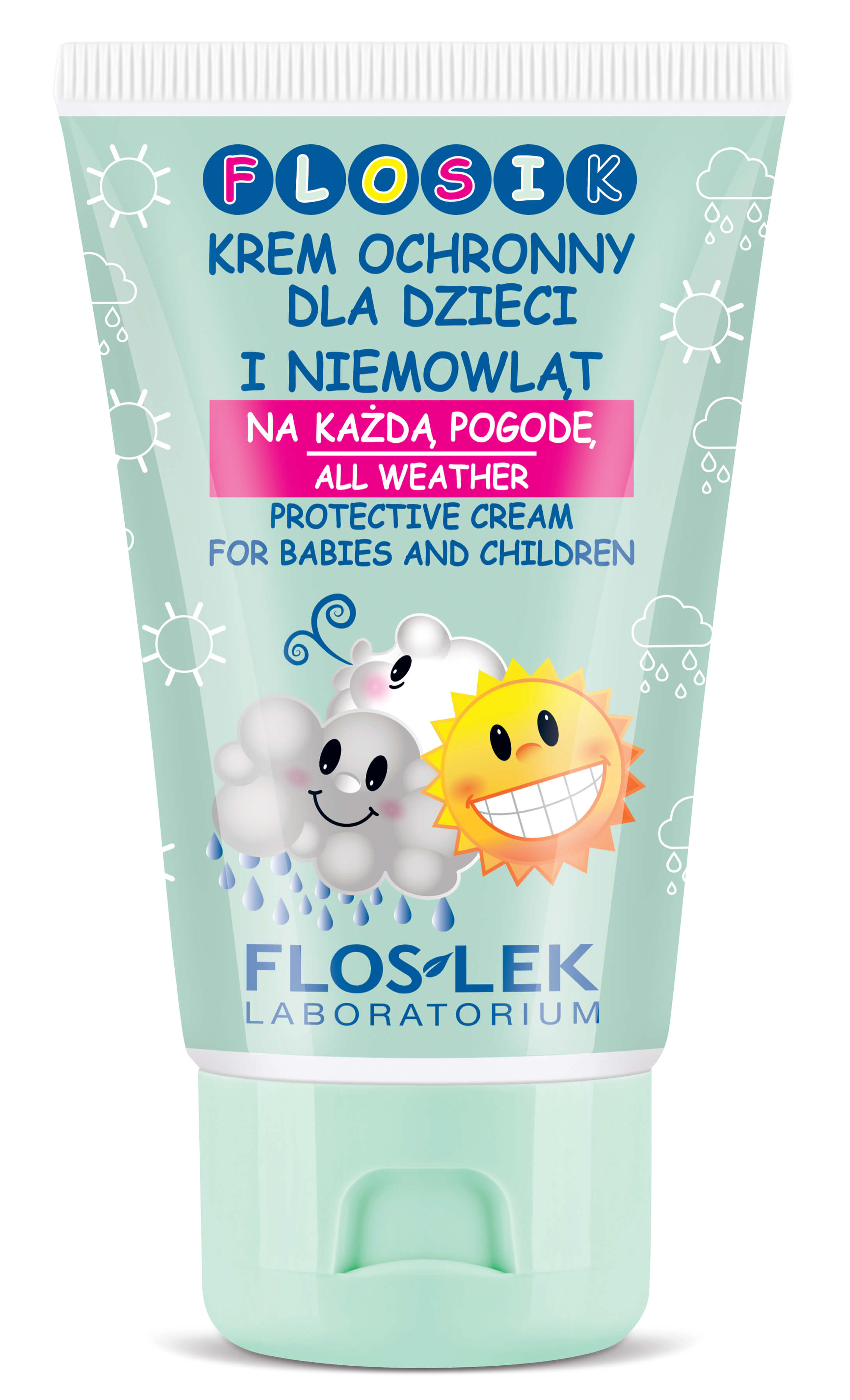 Flos-Lek Flosik, krem ochronny dla dzieci i niemowląt na każdą pogodę, 50 ml