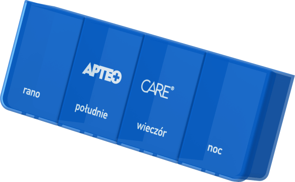 Kasetka do dawkowania leków APTEO CARE jednodniowa, 1 szt.