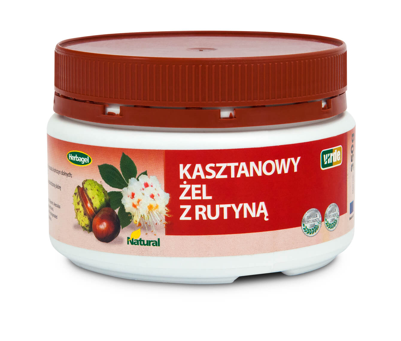Virde Kasztanowy Żel, z rutyną, 350 g