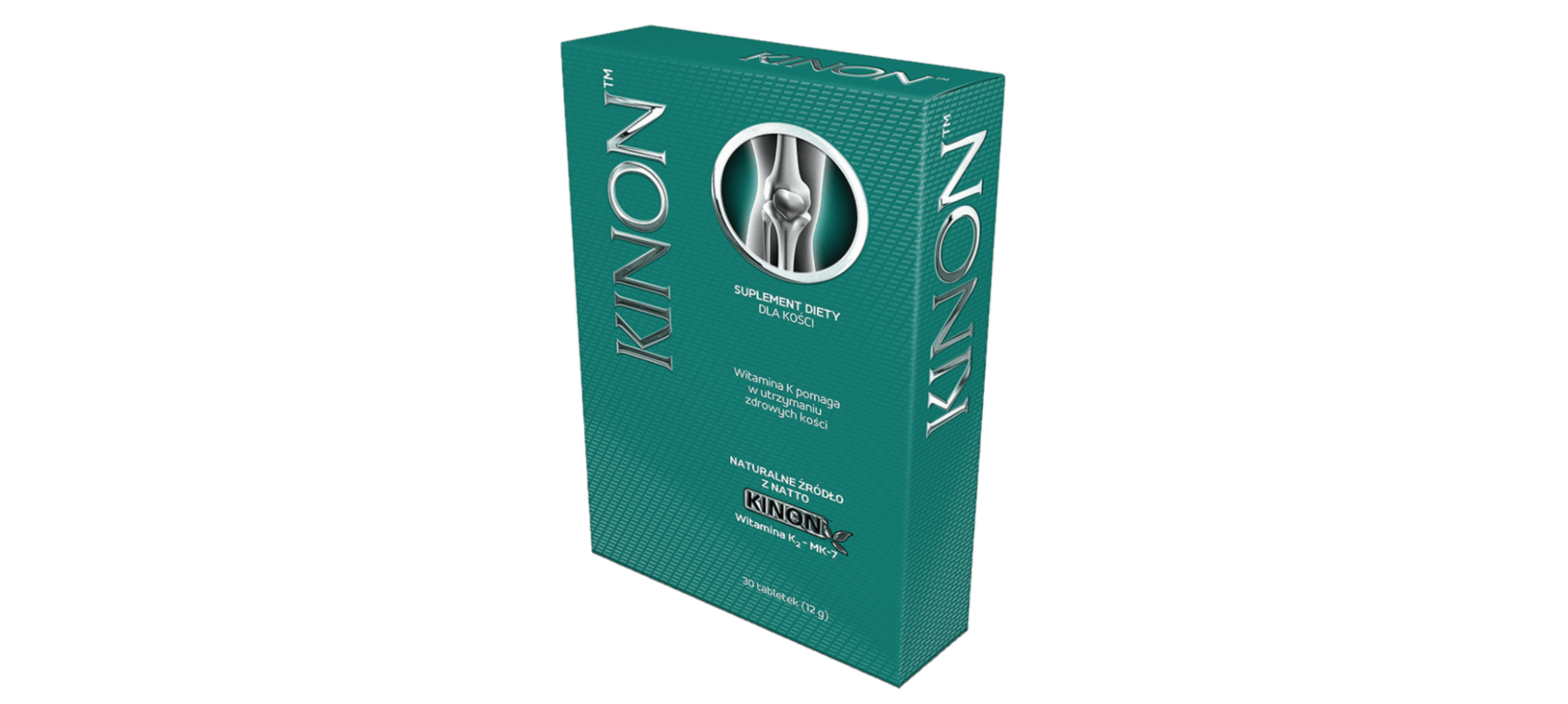Kinon, tabletki  ze składnikami uzupełniającymi niedobry witaminy K2, 30 szt.
