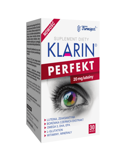 Klarin Perfekt, kapsułki na poprawę wzroku, 30 szt.