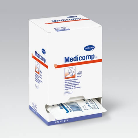 Kompres MEDICOMP , niejałowy 5 x 5 cm, 100 szt.