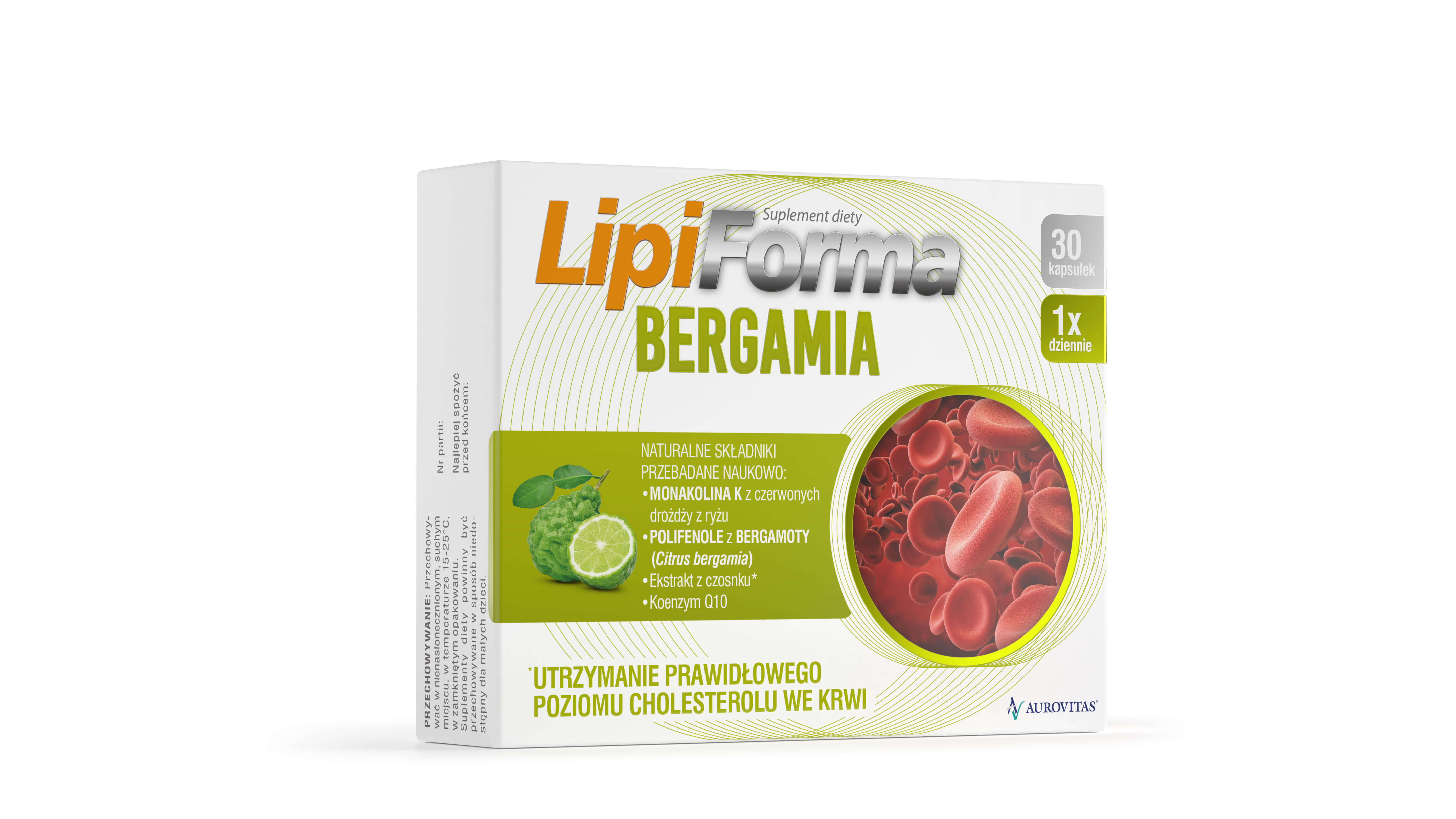 Lipiforma Bergamia , kapsułki, 30 szt. KRÓTKA DATA 30.06.2025