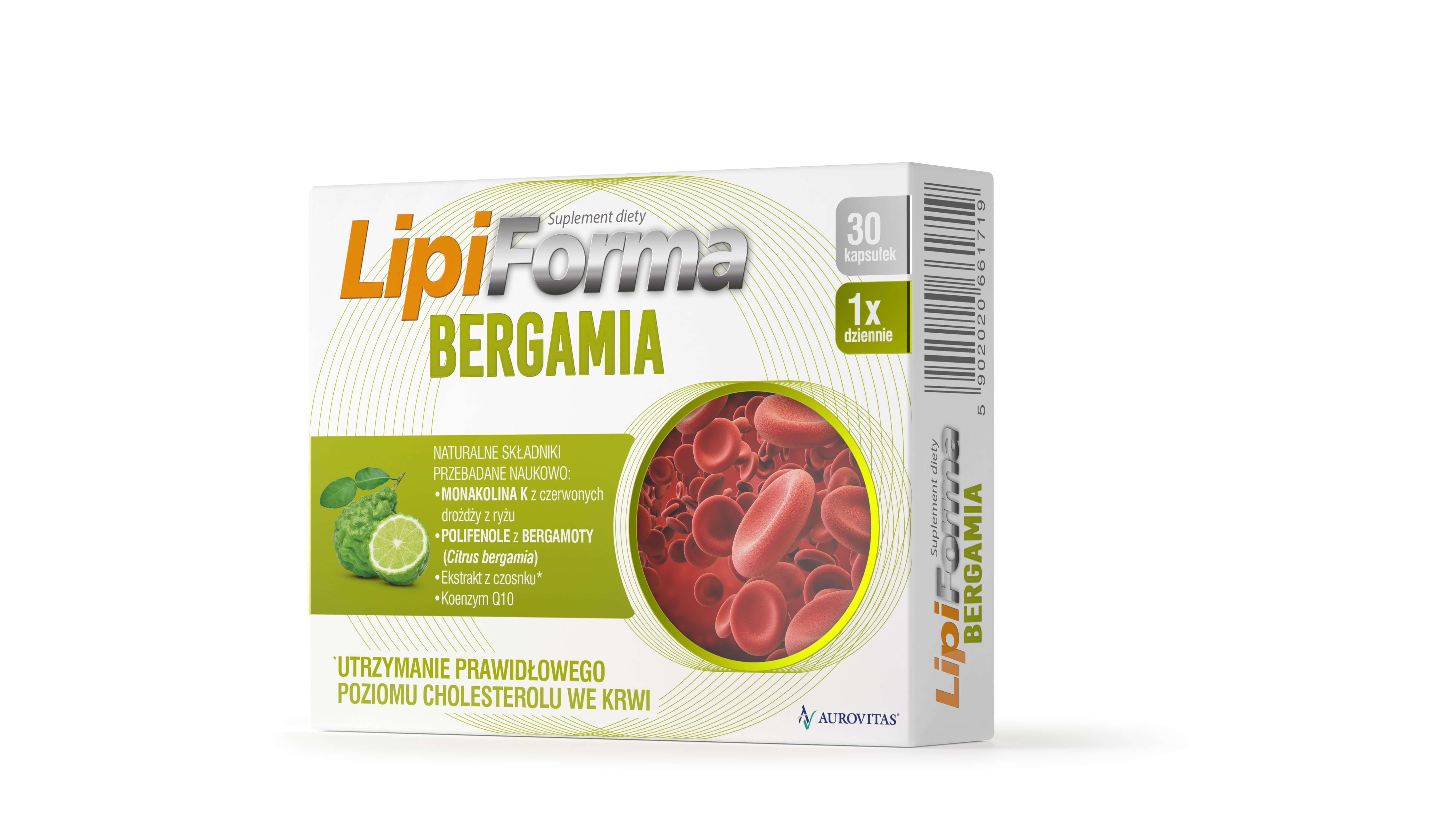 Lipiforma Bergamia , kapsułki, 30 szt. KRÓTKA DATA 30.06.2025