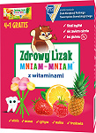 Zdrowy Lizak Mniam-Mniam wzbogacony o 12 witamin i 3 minerały o różnych smakach, 4+1 szt.