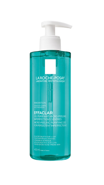 La Roche-Posay Effaclar, Oczyszczający żel do skóry tłustej, 400 ml