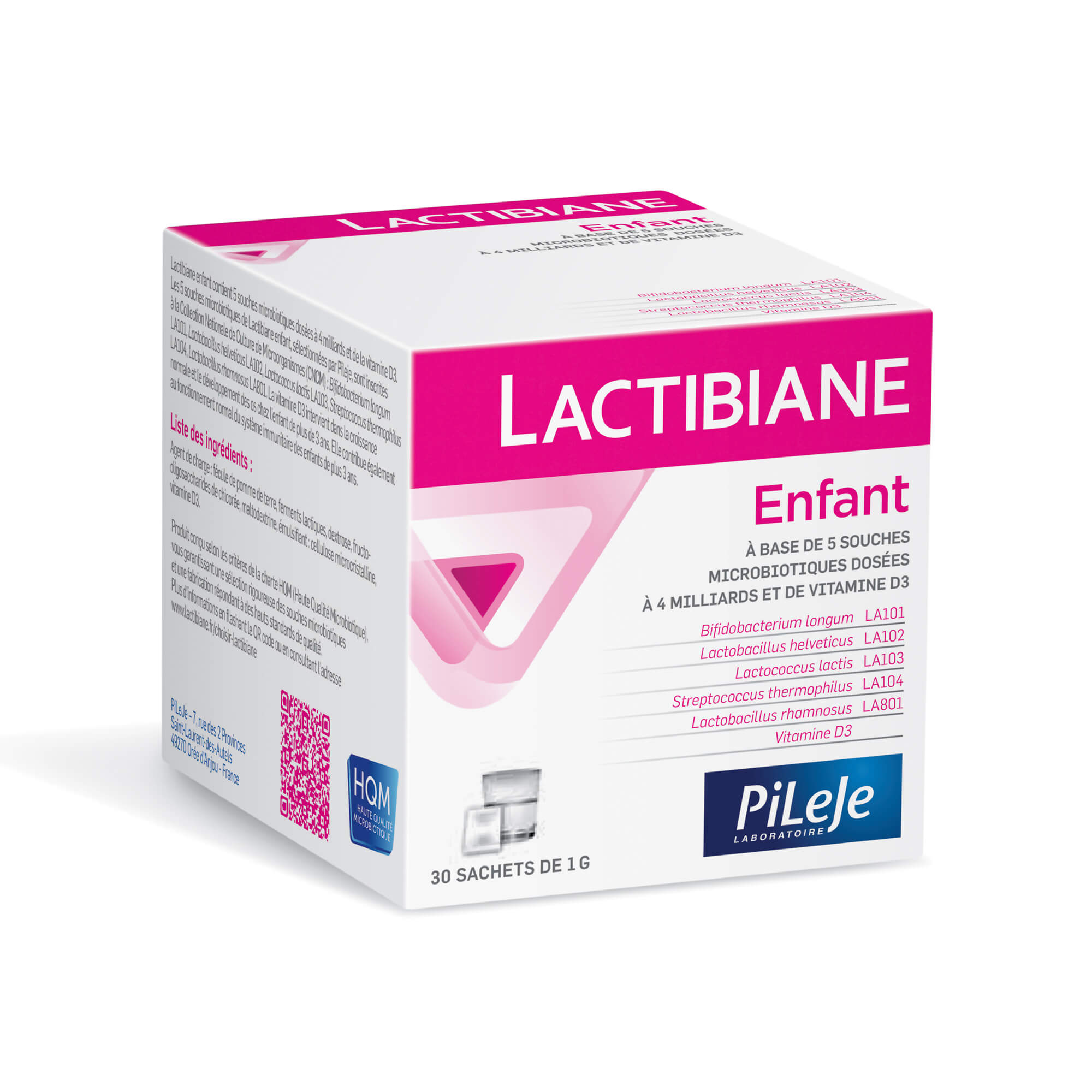 Lactibiane dzieci saszetki , z witaminą D, 30 szt.