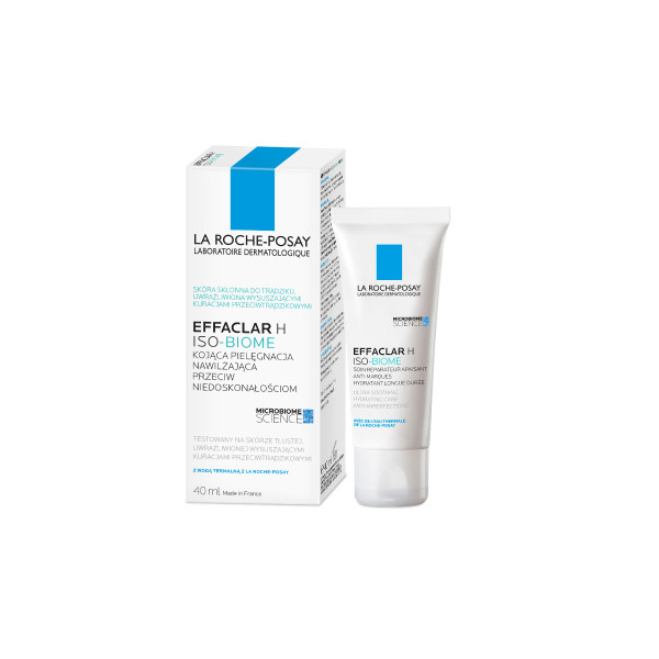 La Roche-Posay Effaclar H Iso-Biome, krem nawilżający, 40 ml
