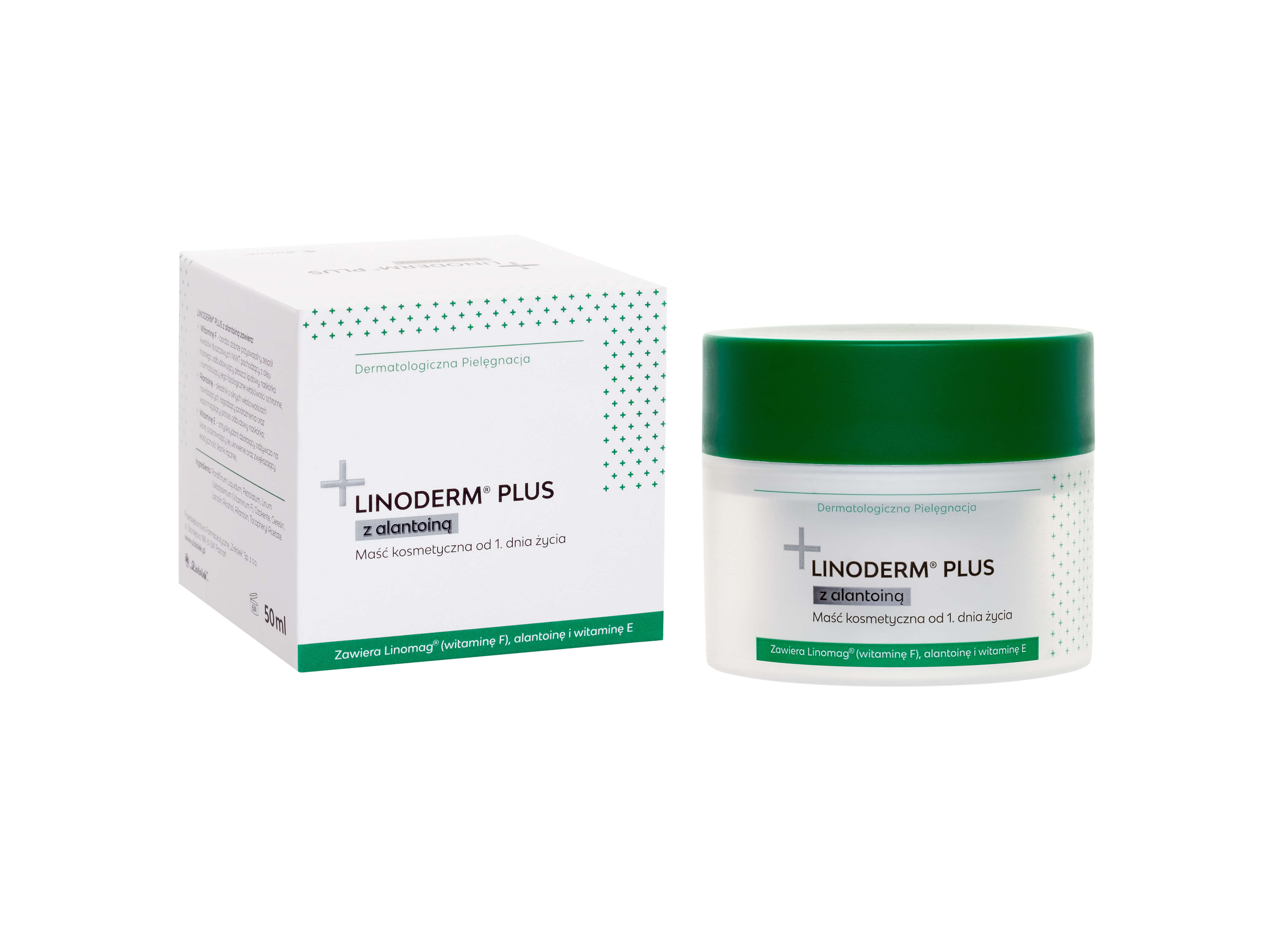 Linoderm Plus z alantoiną, maść kosmetyczna od 1 dnia życia, 50 ml
