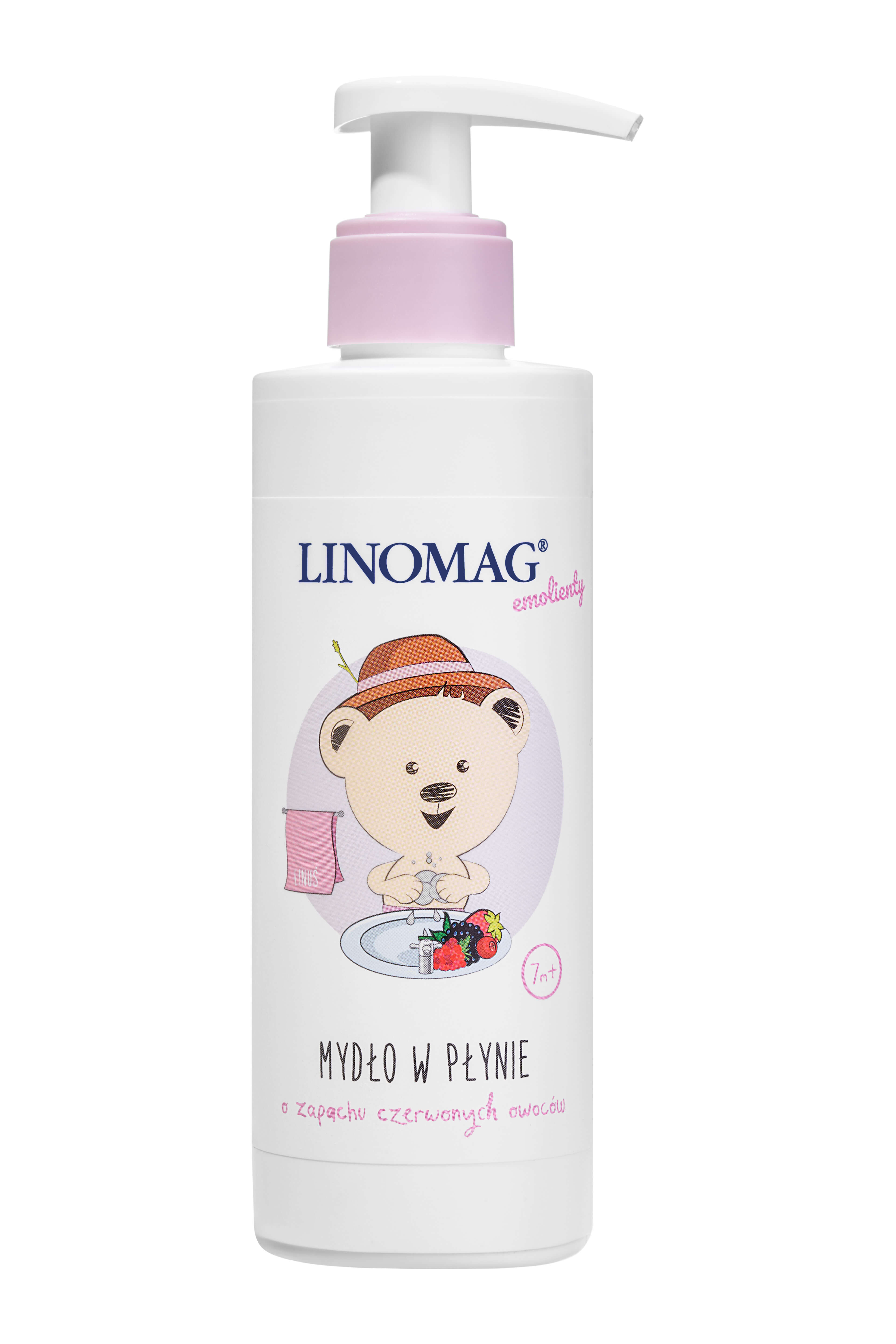 Linomag Mydło w płynie, dla dzieci o zapachu czerwonych owoców, 200 ml