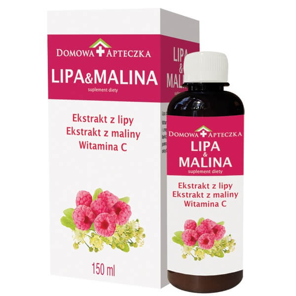 Lipa & Malina, płyn ze składnikami wzmacniającymi odporność, 150 ml