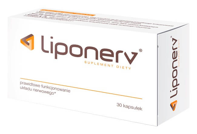 Liponerv kapsułki na prawidłowe funkcjonowanie układu nerwowego, 30 szt.