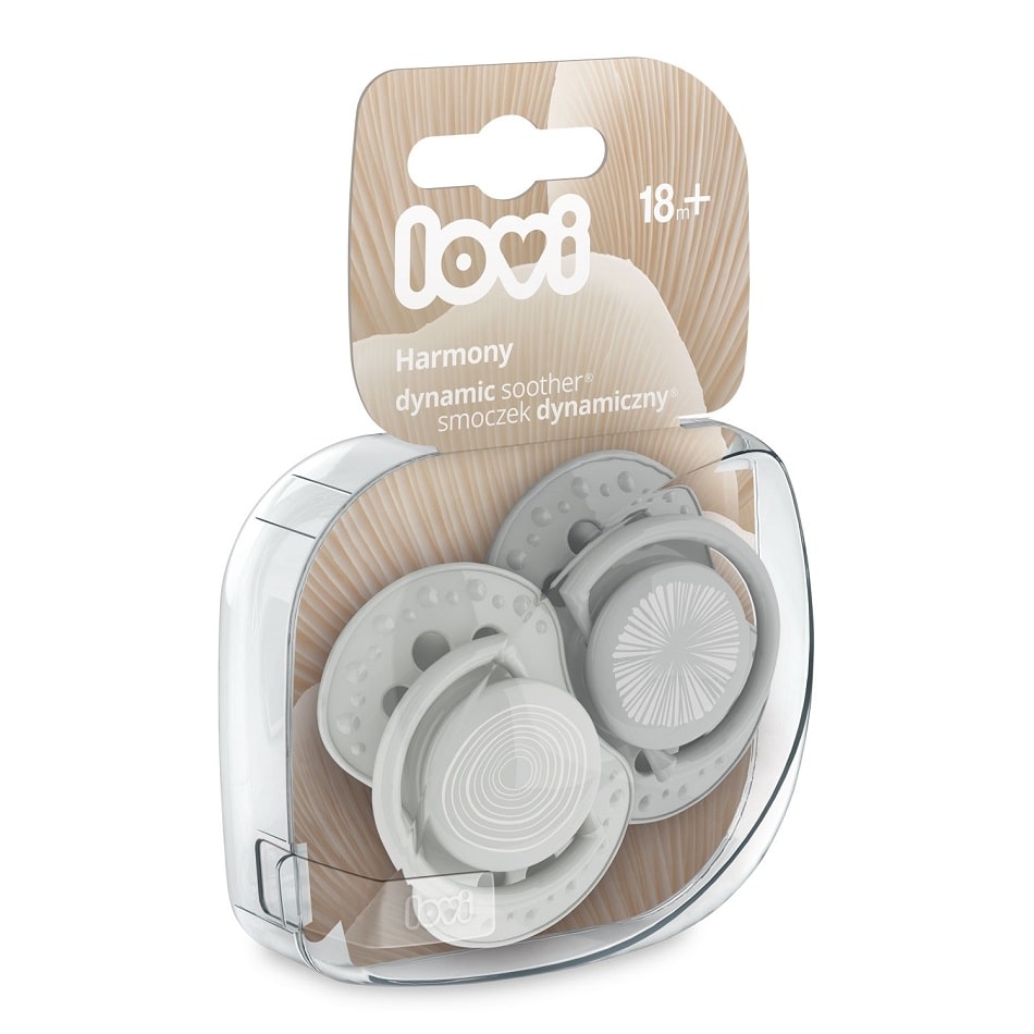 Lovi Harmony Boy 18m+, smoczek silikonowy dynamiczny, 2 szt.