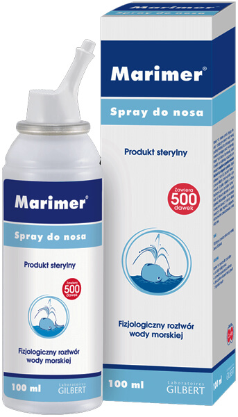 MARIMER Spray do nosa, spray izotoniczny do nosa, 100 ml