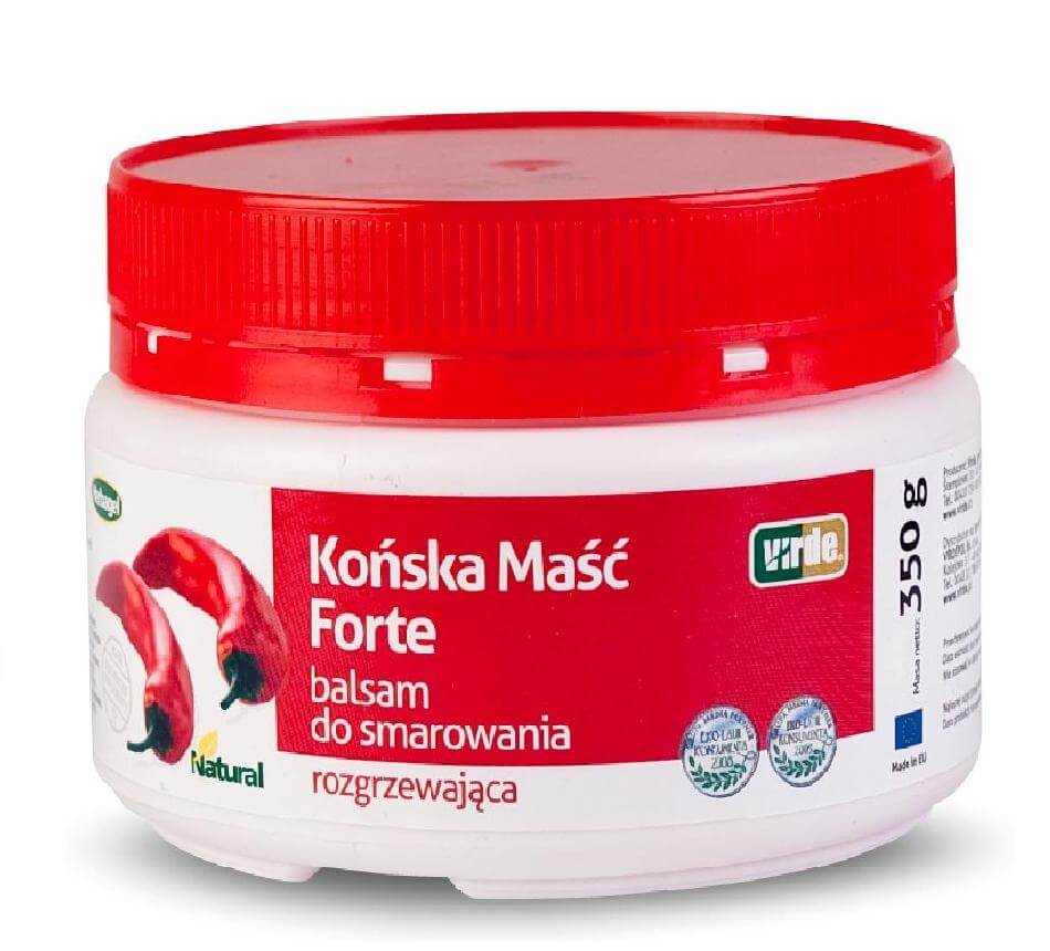 Virde Końska Maść Forte, rozgrzewająca, 350 ml