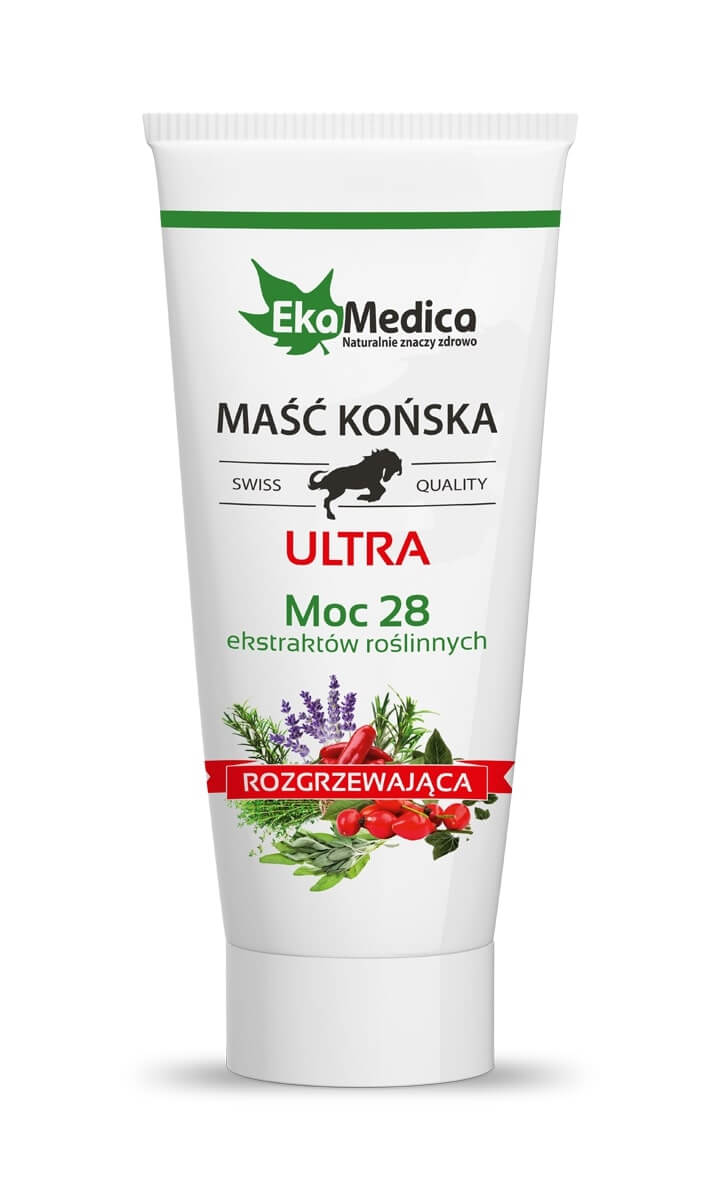 EkaMedica Maść Końska , żel rozgrzewający z ekstraktami roślinnymi, 200 ml