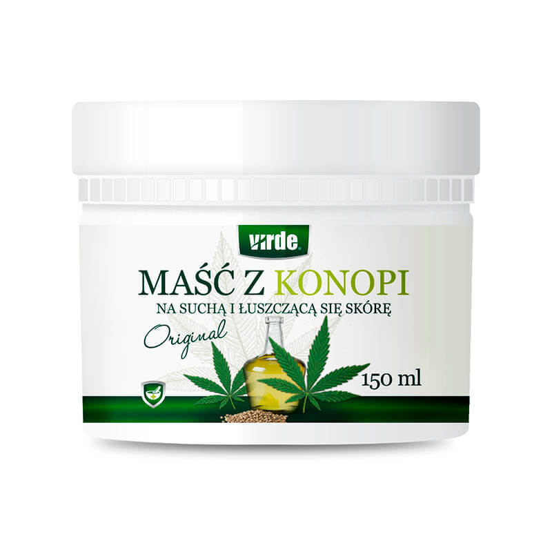 Virde Maść Konopna, z olejem z nasion konopii i witaminą E, 150 ml