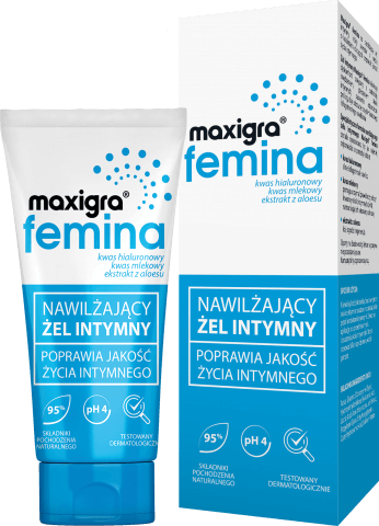 Maxigra femina , nawilżający żel intymny, 75 ml