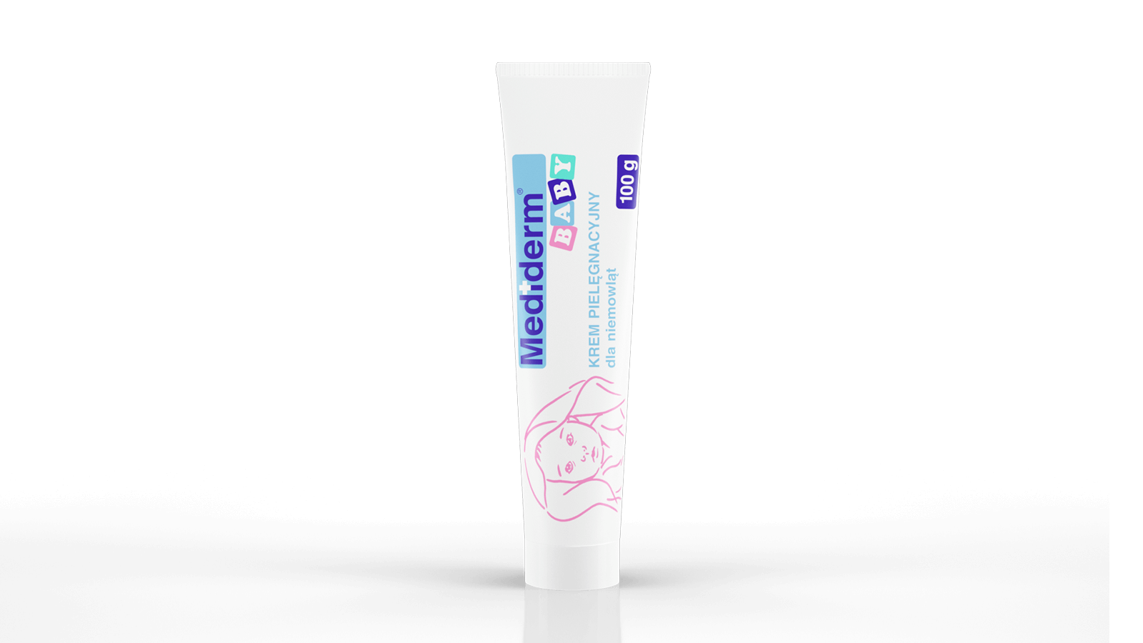 Mediderm Baby, krem pielęgnacyjny dla niemowląt, 100 g