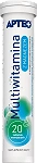 Multiwitamina z magnezem APTEO tabletki musujące z witaminami i minerałami o smaku pomarańczowym, 20 szt.