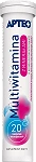 Multiwitamina z minerałami APTEO tabletki musujące z witaminami i minerałami o smaku pomarańczowym, 20 szt.