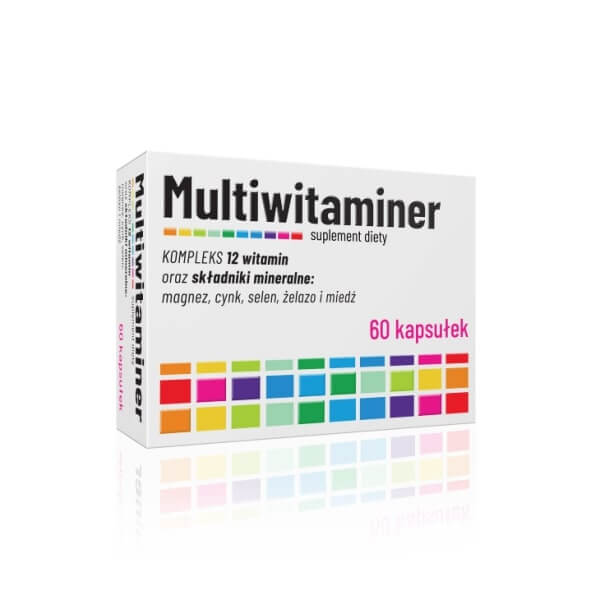 Multiwitaminer kapsułki z witaminami i składnikami mineralnymi, 60 szt.