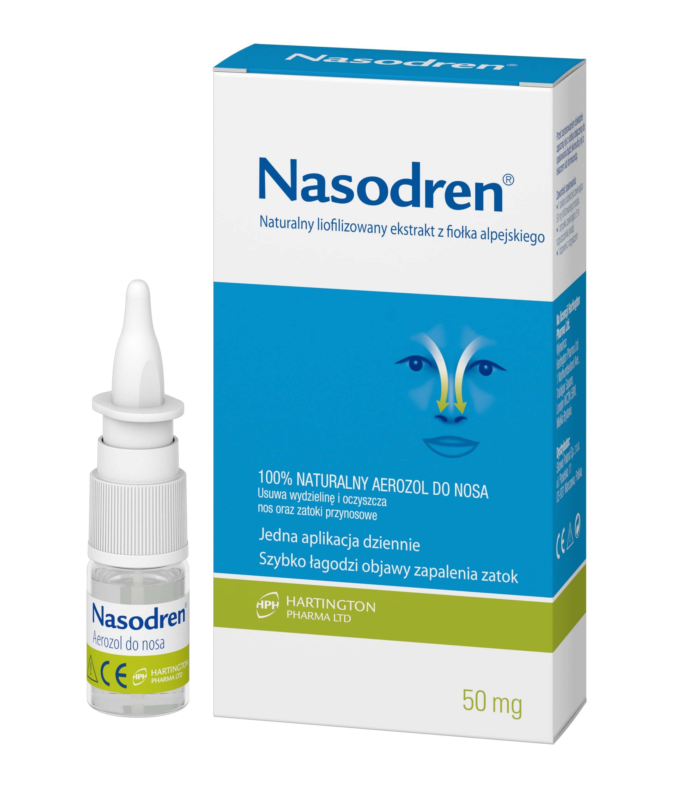 NASODREN , aerozol do nosa