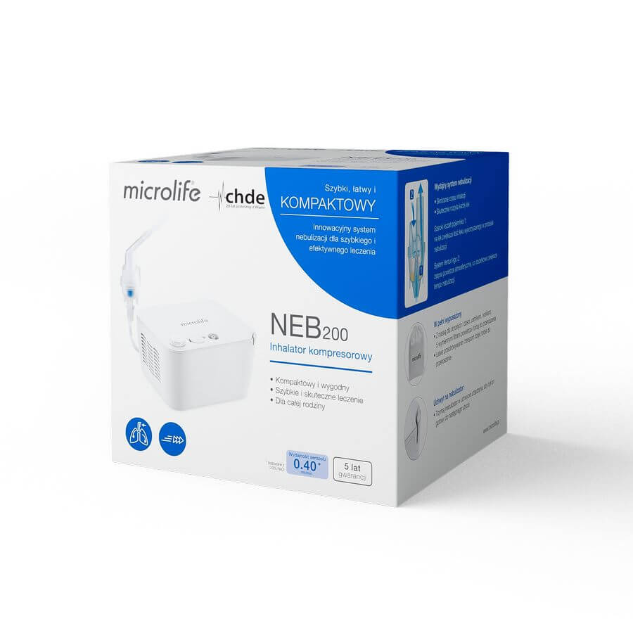 Inhalator Microlife NEB 200, kompresorowy, 1 szt.