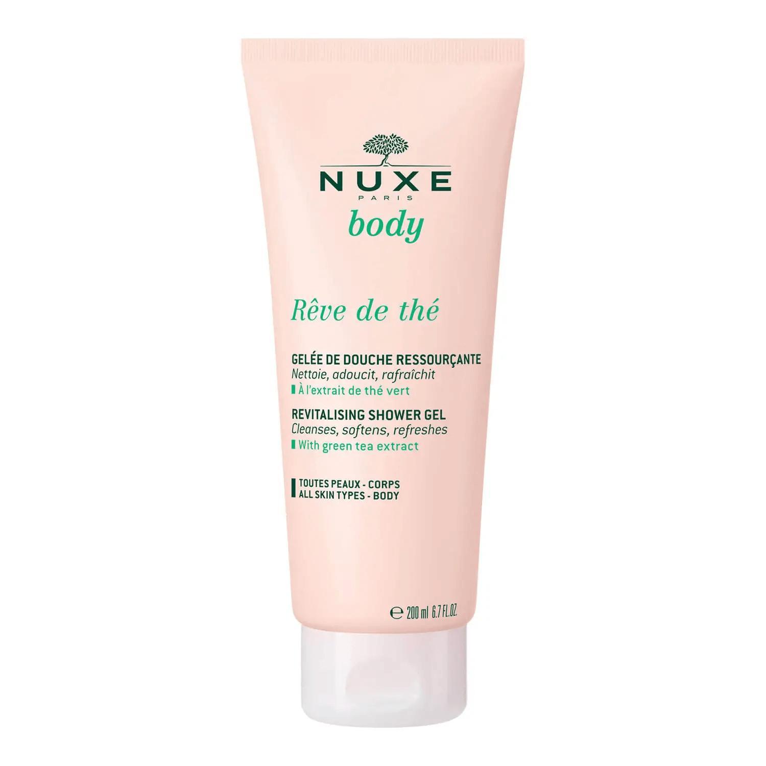 NUXE Body żel pod prysznic rewitalizujący, 200 ml