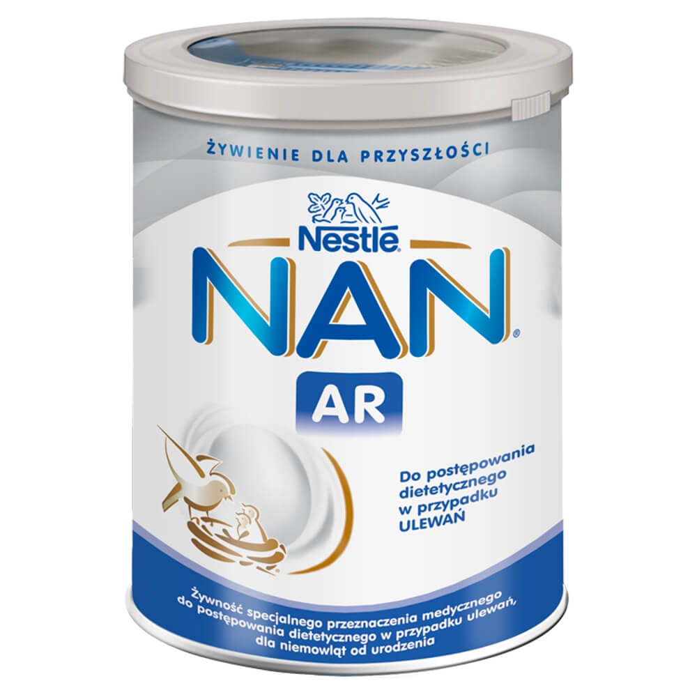 NAN Expert pro AR, mleko modyfikowane do postępowania dietetycznego dla niemowląt w przypadku ulewań, 400 g