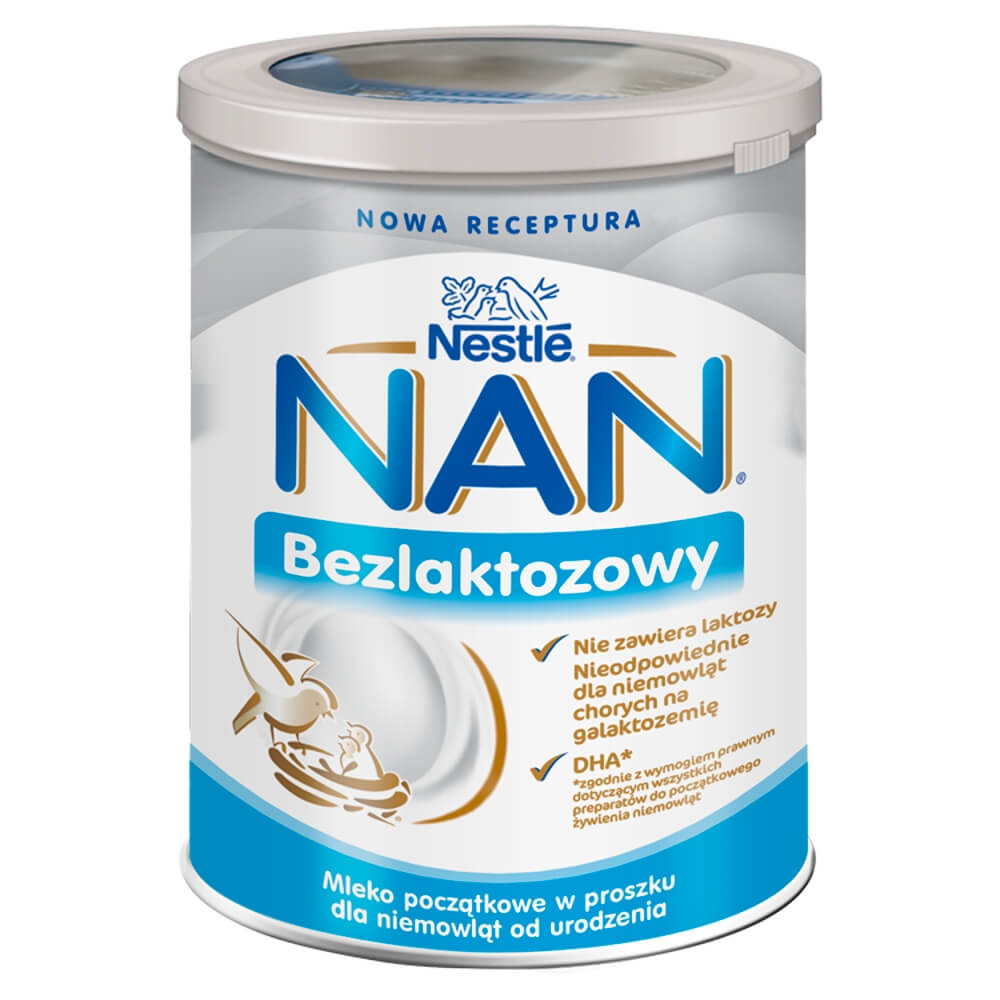 NAN Expert Pro, bezlaktozowe początkowe mleko modyfikowane, 400 g