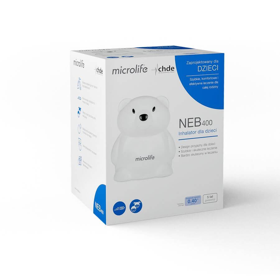 Inhalator Microlife NEB 400 dla dzieci, 1 szt.