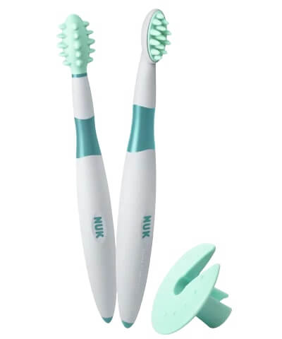 NUK Zestaw szczoteczek edukacyjnych dla dzieci, 2 szt.