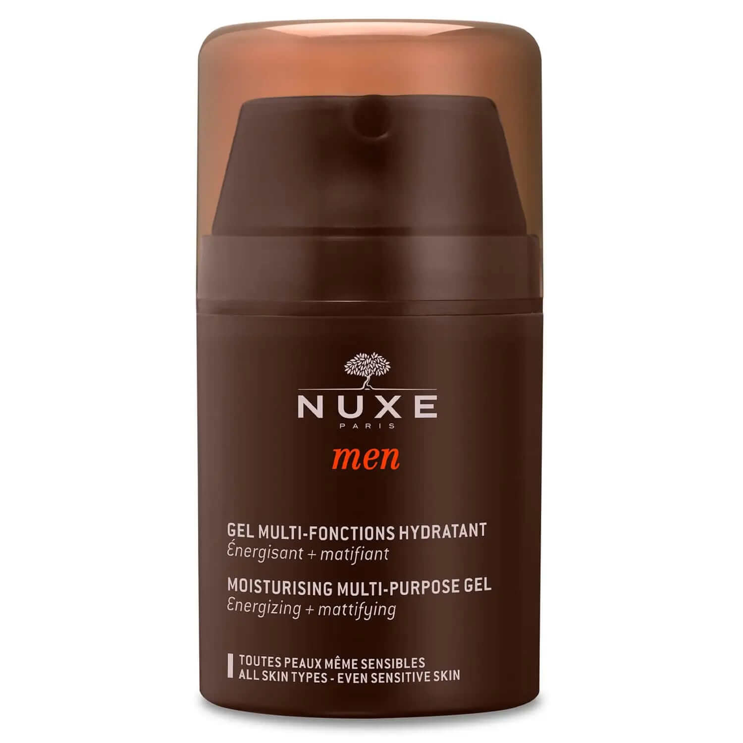 NUXE Men żel wielofunkcyjny nawilżający do twarzy, 50 ml
