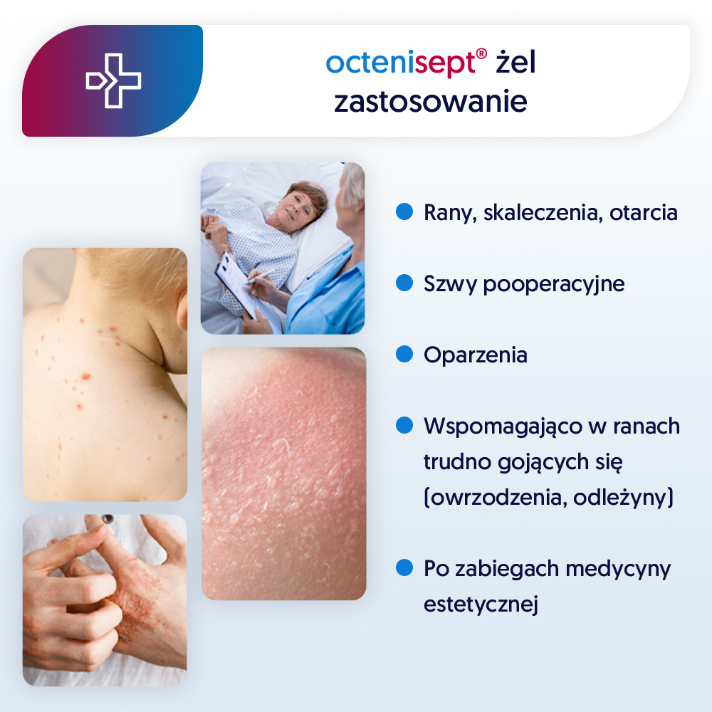 Octenisept, żel na rany i oparzenia, 20 ml