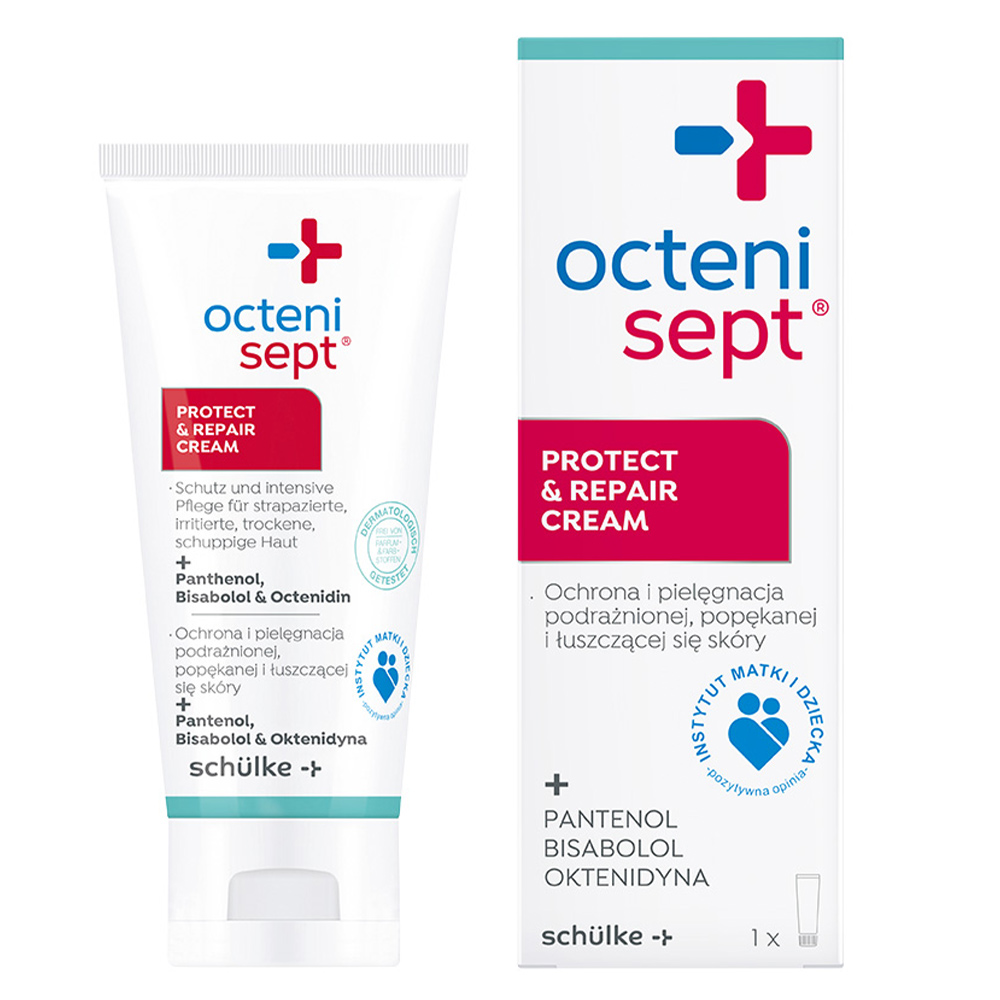 Octenisept Protect & Repair, krem łagodzący suchą, popękaną skórę, 50 ml