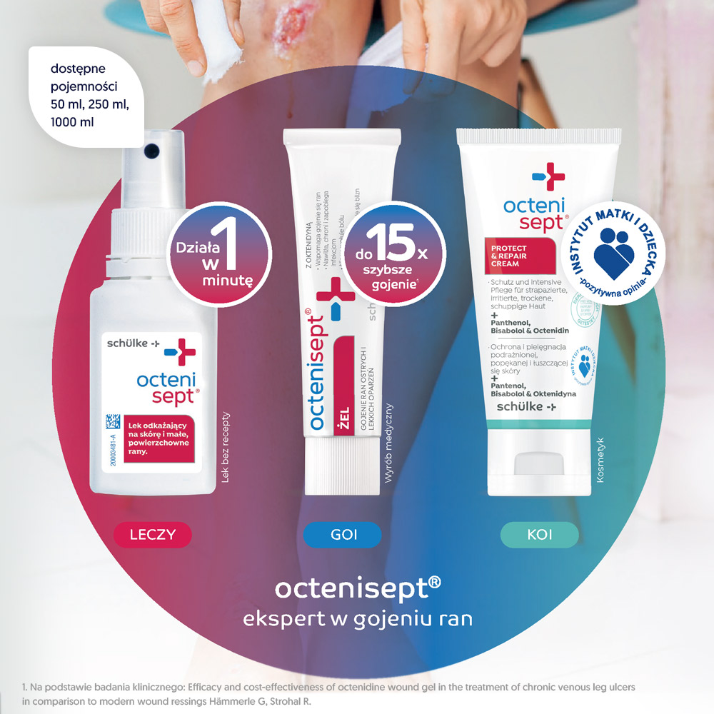 Octenisept Protect & Repair, krem łagodzący suchą, popękaną skórę, 50 ml