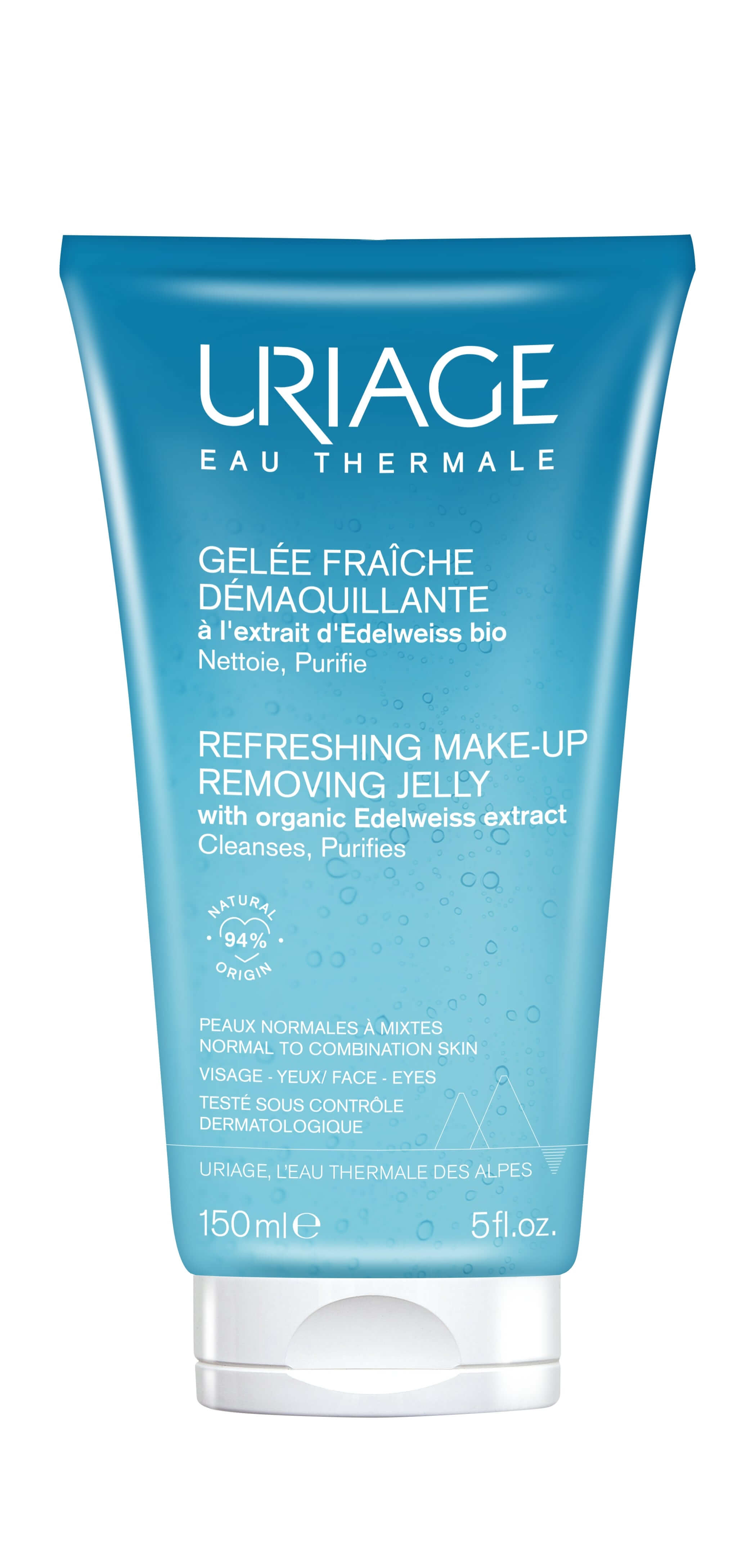 Uriage Żel do demakijażu, o działaniu odświeżającym, 150 ml
