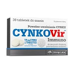 Olimp Cynkovir Immuno tabletki z cynkiem wspierającym odporność, 30 szt.